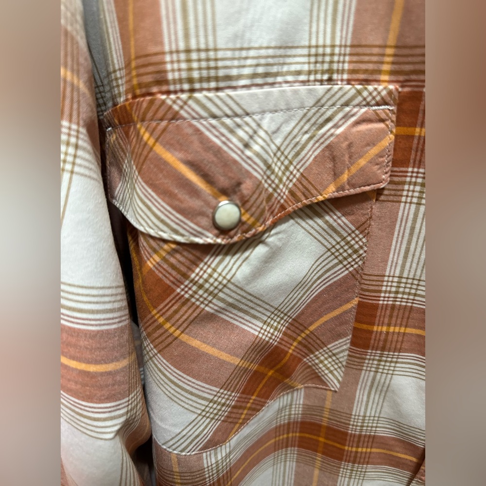Magellan outdoors classic for moisture wicking plaid shirt w/ novelty snaps 3XL - Picture 8 of 15